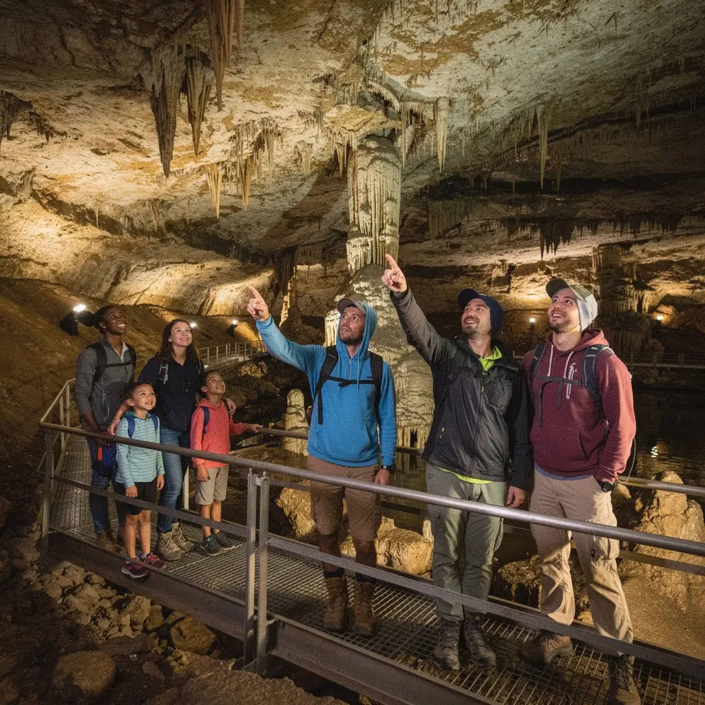 Скульптура президента Теодора Рузвельта на фоне природного ландшафта.