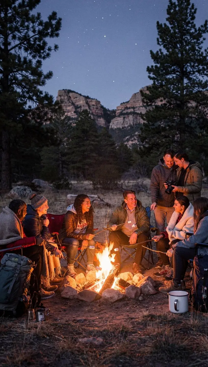 Монумент президента на фоне живописных гор Черных Холмов.